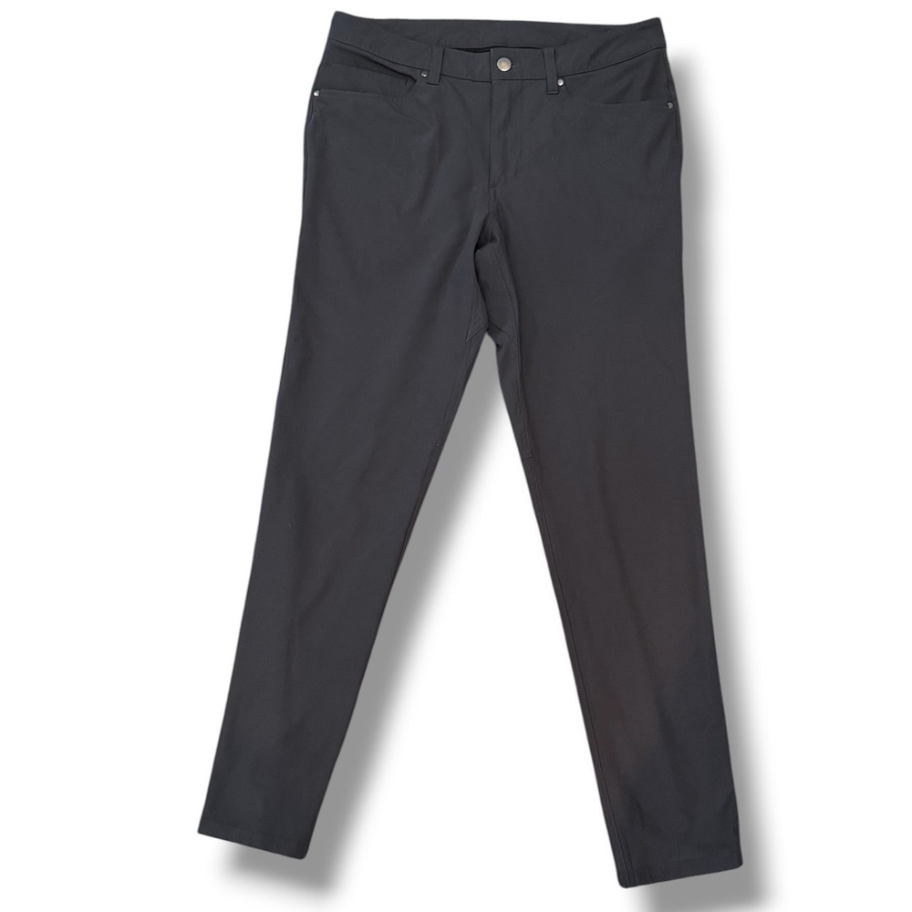 Lululemon ABC Slim Pant Mens 30 Dark Gray Warpstreme Commuter Chino Trousers